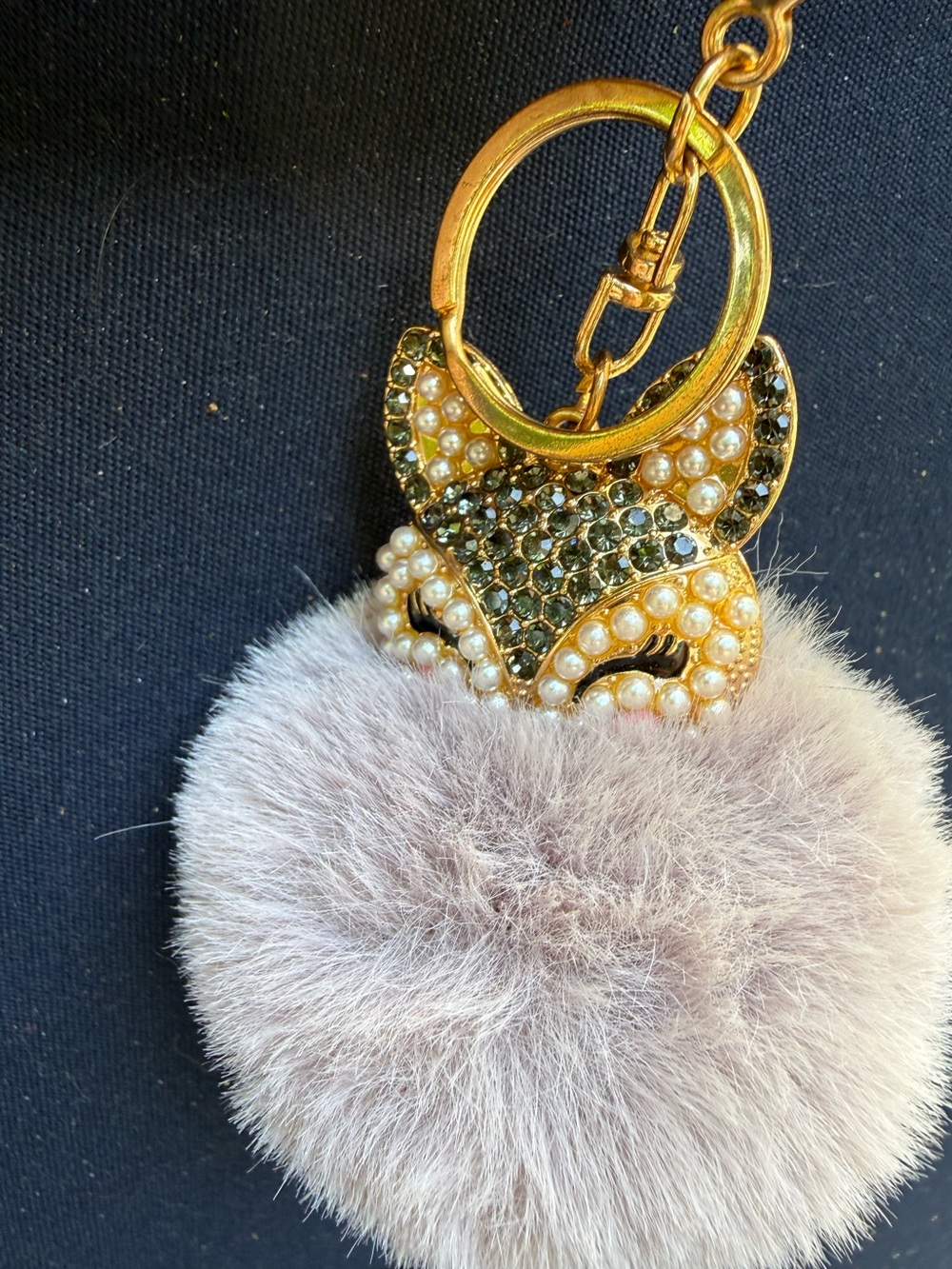 Furry Fox Purse Charm Purse Charm & Keychain